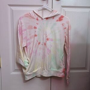 Kid Girl Tie Dye Hoodie - wonder nation - Size XL (14-16)